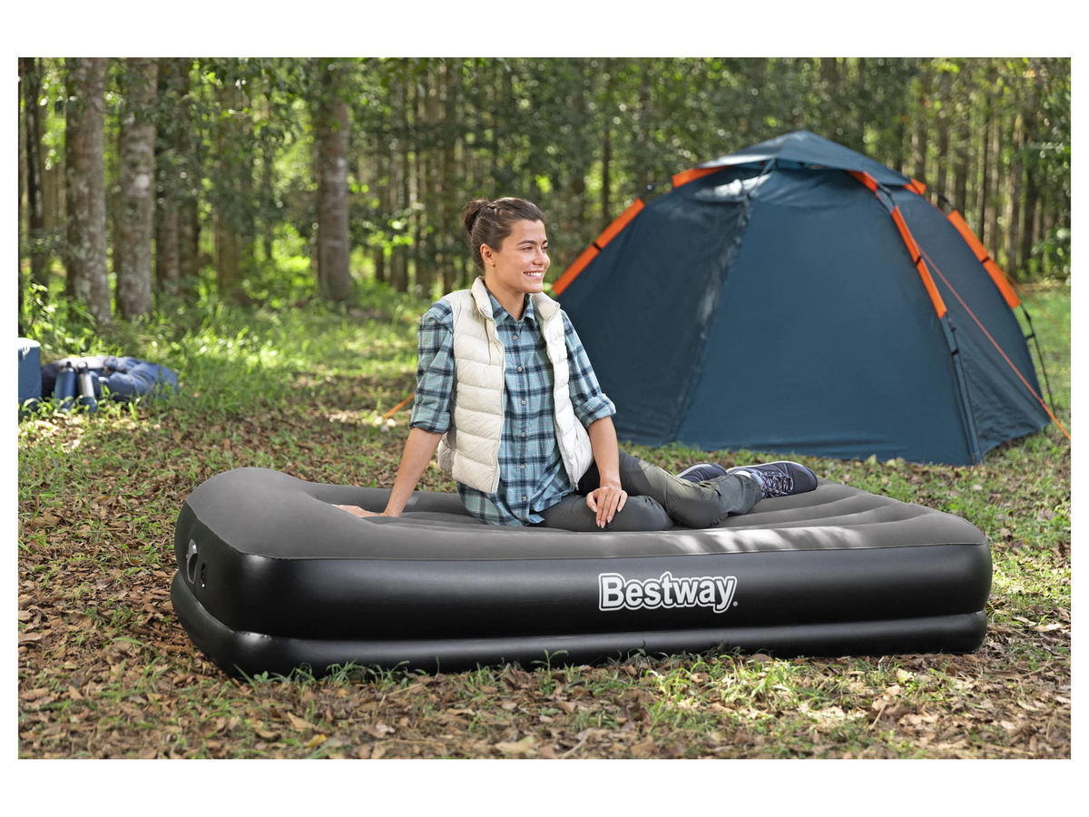 BESTWAY TriTech Single-Luftbett mit USB-Elektropumpe - Bild 1