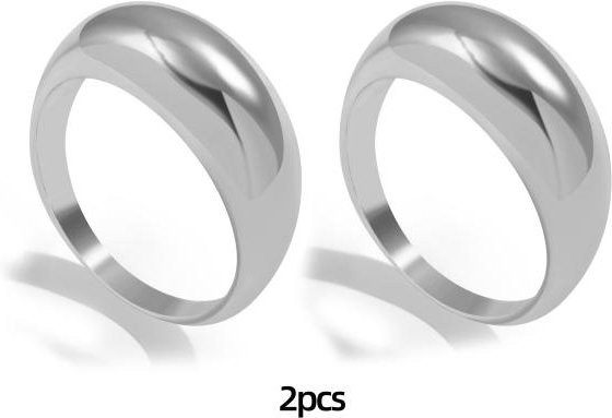 Ringe Gold, geometrisch, Damen, US Size 7 - Bild 1