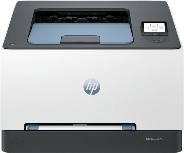 HP Color LaserJet Pro 3202dw Farblaserdrucker A4 mit WLAN, LAN und Duplex in Grau/Weiß - Bild 1