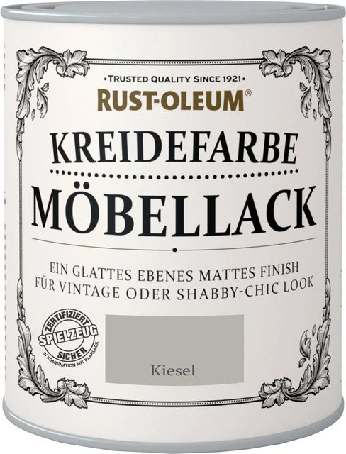 Rust-Oleum Kreidefarbe Möbellack Kiesel Matt Wasserbasiert 0,75 l - Bild 1