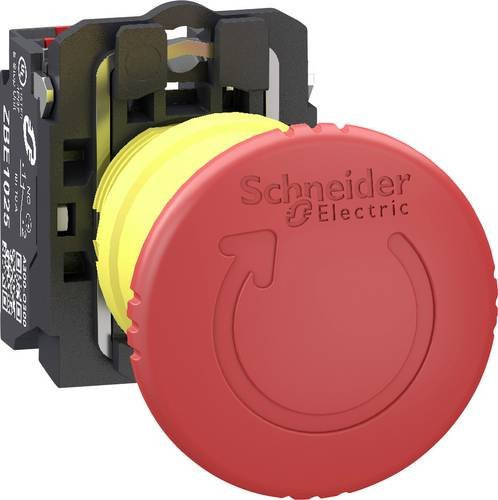 Schneider Electric Not-Aus/Not-Halt-Schalter in Rot mit 1 Öffner und 1 Schließer - Bild 1
