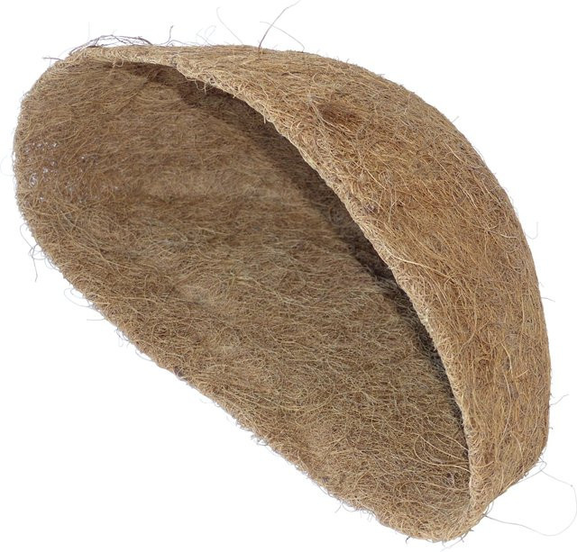 Proflora Kokoseinlage für Wandampeln in Braun mit Tropfschutz, Durchmesser: 35 cm - Bild 1