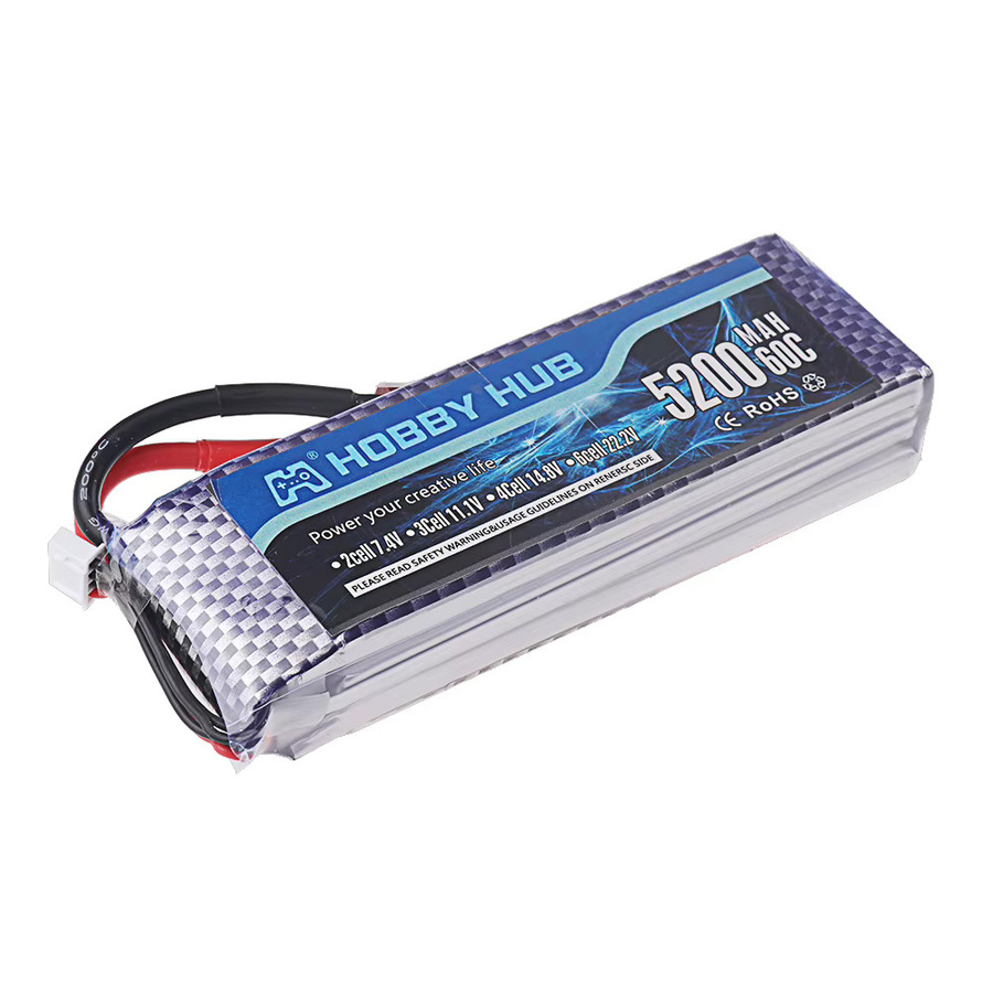 RC.BURST LiPo Akku 4S 14,8 V mit XT60 Anschluss für RC FPV Drohnen, Quadcopter und Racing Autos, 1500 mAh - Bild 3