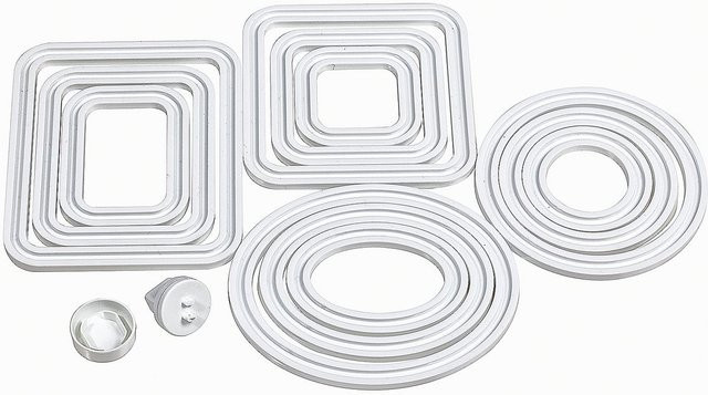 Xcut Shape Cutter Starter-Set aus durchsichtigem Kunststoff - Bild 1