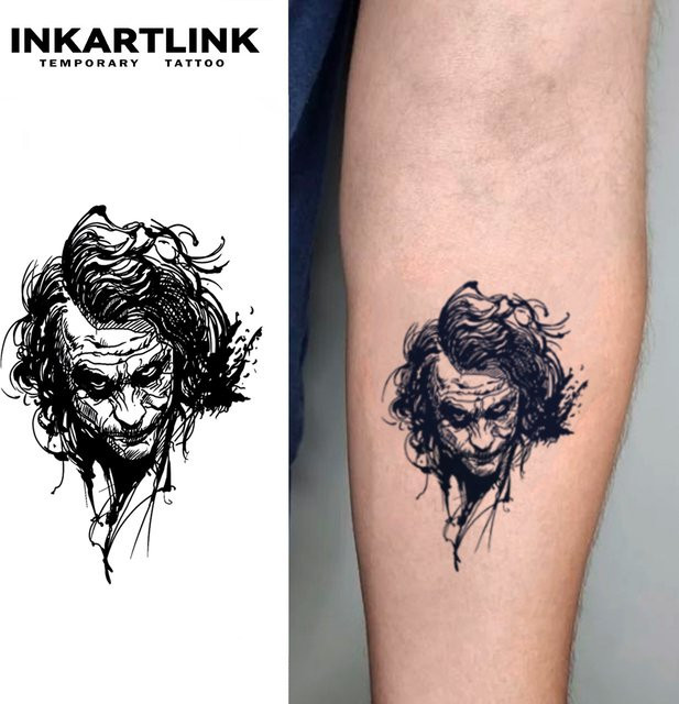 Dark Knight Temporäres Tattoo, wasserfest, semi-permanent - Bild 1