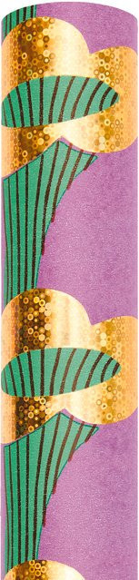 Rico Design Geschenkpapier Pfifferlinge in Violett - Bild 1