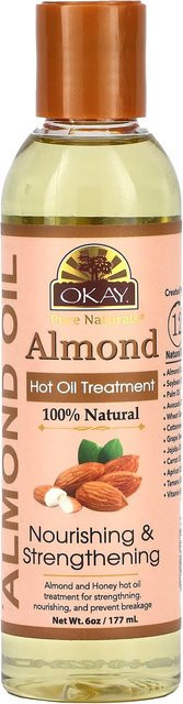 Okay Pure Naturals Mandel-Heißöl-Behandlung mit Vitamin E, 177 ml - Bild 1