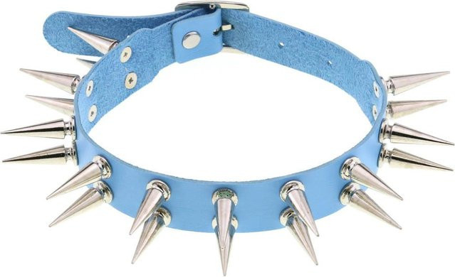 YIRAN Choker Halskette, Leder, Schwarz, Unisex - Bild 1