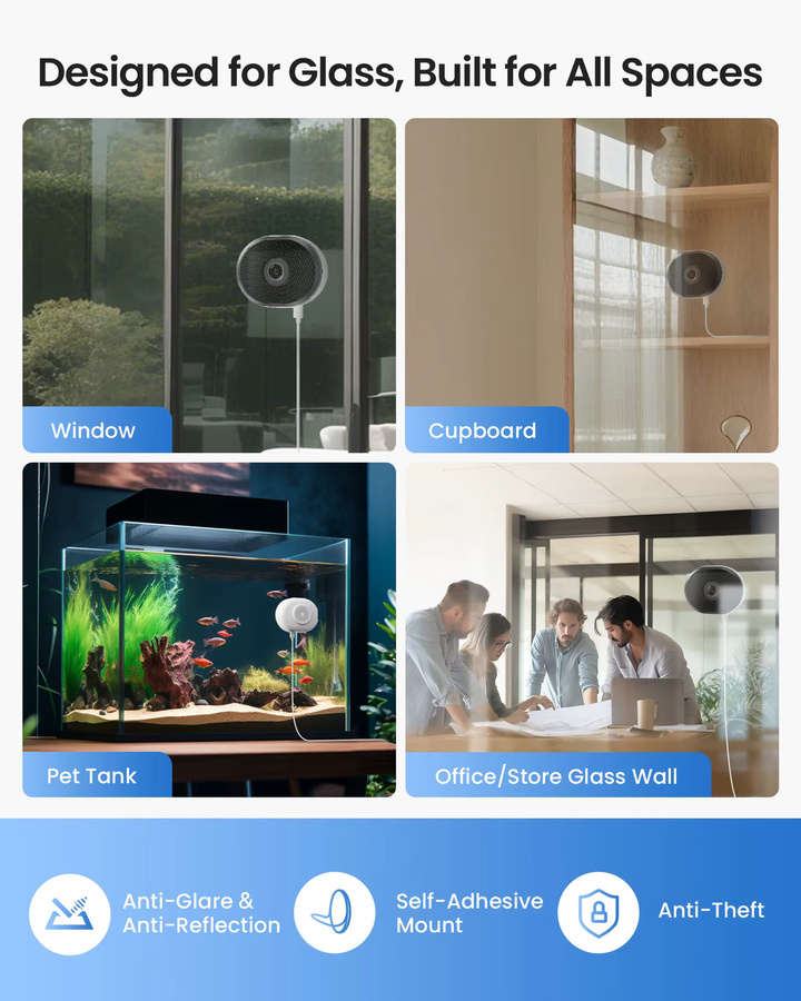 ZOSI C680 3MP 2K Fenster-Sicherheitskamera in Weiß mit vollfarbiger Nachtsicht, 2-Wege-Kommunikation und Dual-Band 2,4/5GHz WLAN für deine Haussicherheit - Bild 5