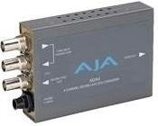 AJA ADA4 Bidirektionaler A/D- und D/A-Audiowandler in Grau mit XLR- und BNC-Anschlüssen - Bild 1