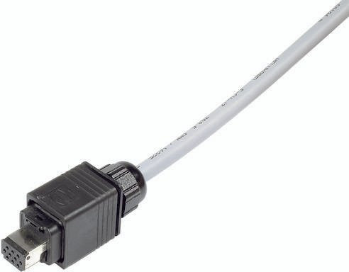 HARTING Steckverbinder-Set 09352610421, 10-polig, Grau, Kunststoff - Bild 1