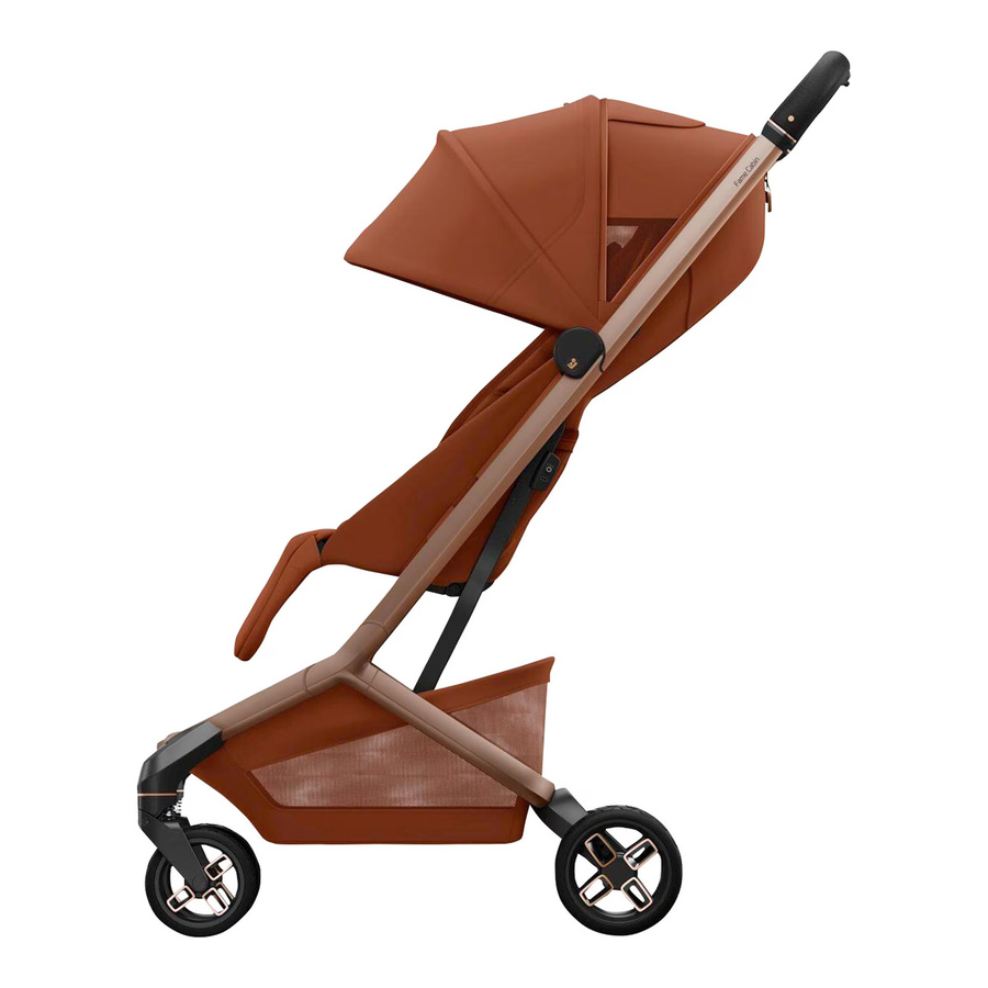 Maxi-Cosi Premium Buggy Fame Cabin in Braun/Orange mit Federung und Einhand-Faltmechanismus - Bild 2