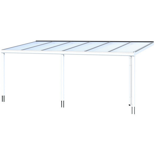 SKANHOLZ Terrassenüberdachung Garda aus Aluminium mit Polycarbonat-Dach in Weiß, B/T: 648 x 357 cm - Bild 3