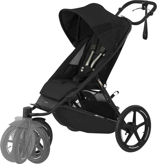 Cybex Gold Kinderwagen Sportwagen AVI SPIN schwarz mit Schwenkrädern - Bild 1