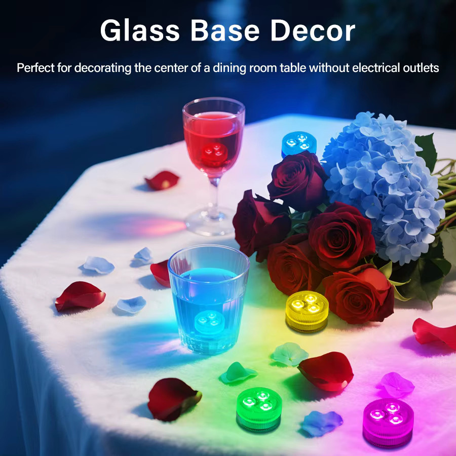 MeeToo RGB LED Atmosphäre Licht in Multicolour mit Fernbedienung für Aquarium, Vase und Party-Deko - Bild 6