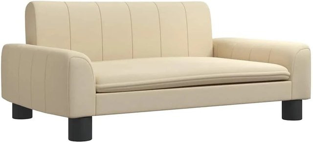 vidaXL Hundebett in Creme/Beige aus Stoff, B/T/H: 70 x 45 x 30 cm - Bild 1