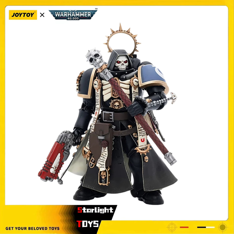 JOYTOY Warhammer 40K Ultramarines Primaris Chaplain Brother Varus, Actionfigur, 1/18 - Bild 2