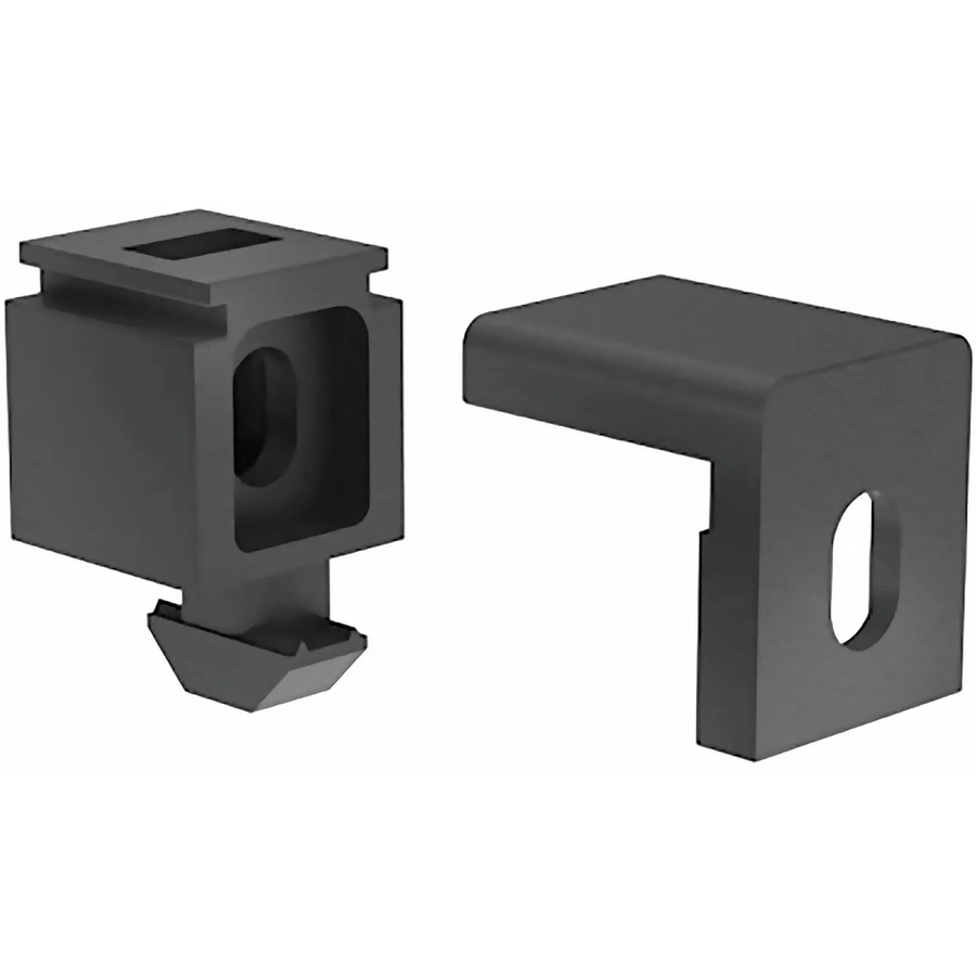 Fath Befestigungsblock Uni 25 Item System Nut 8 in Schwarz, 10 Stück - Bild 2