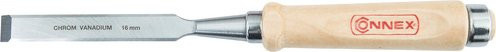 Connex Stechbeitel aus Chrom-Vanadium in Silber und Beige, B/T/H: 29 x 1,6 cm - Bild 1