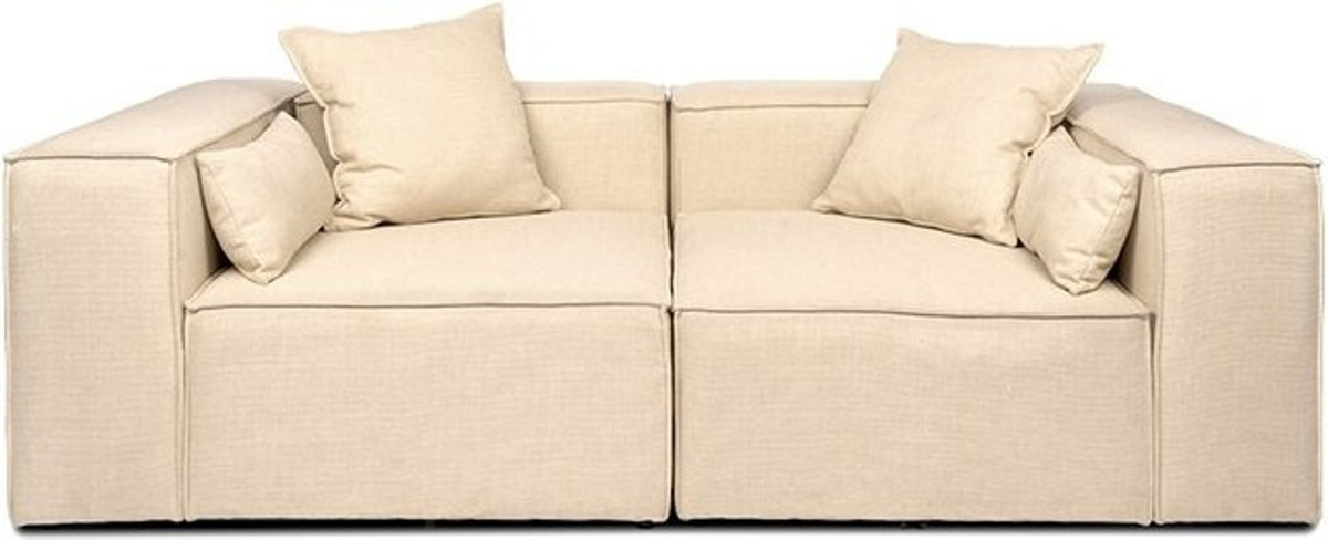 Home Deluxe Modulares Sofa VERONA in Beige, Polsterstoff und Schaumstoff - Bild 4
