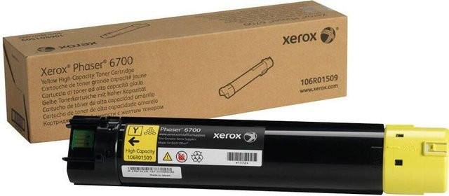 Xerox Original Tonerpatrone Gelb mit hoher Kapazität für Phaser 6700Dn, 6700DT, 6700DX, 6700N, 6700V_DNC (106R01509) - Bild 1