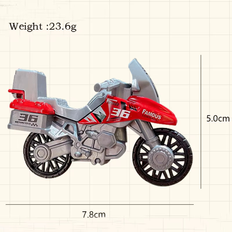 diffone Schlüsselanhänger 3D-Motorrad-Modell, Edelstahl, Silber, Herren - Bild 3