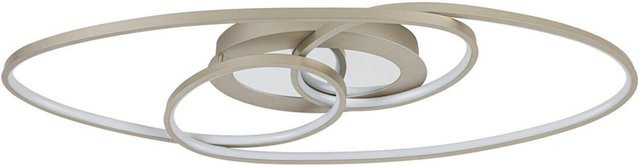 Nolo LED-Deckenleuchte Flow Champagner Metall B/H/L: 30 x 85 x 7,5 cm - Bild 1