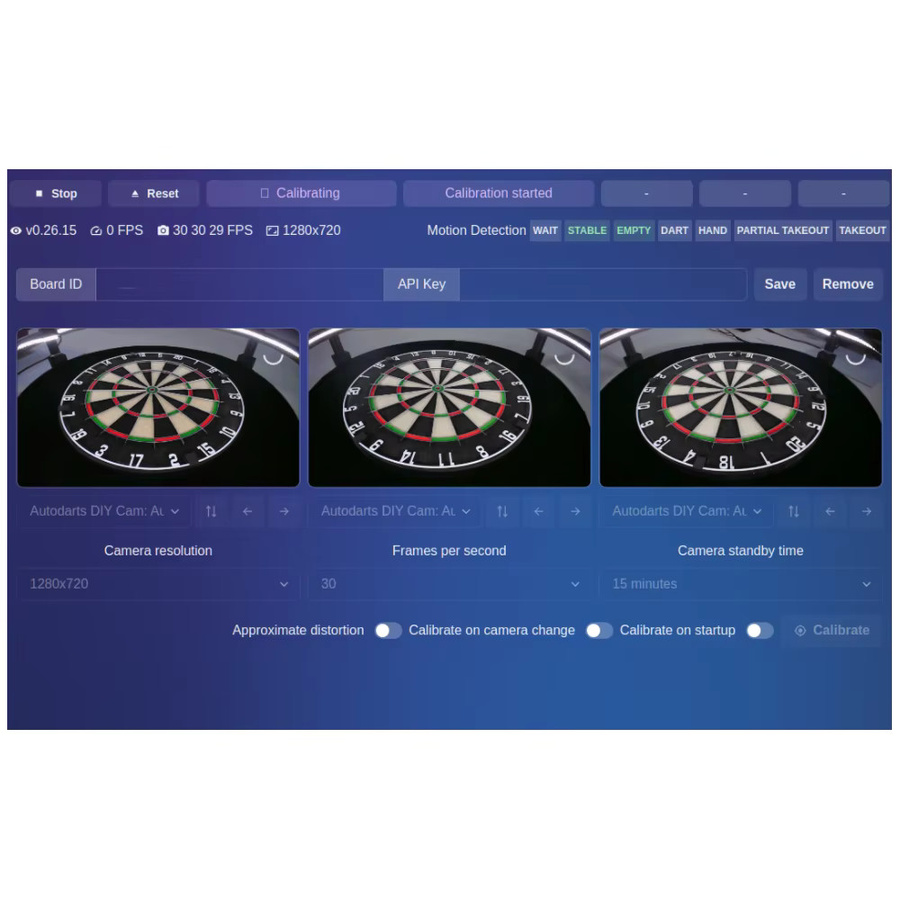 GXIVISION Autodarts DIY Kit mit IMX179/OV9732 Kameramodul, Mikrocomputer und vorinstalliertem Linux-System in Schwarz mit WLAN - Bild 3