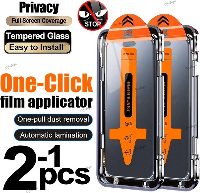 Samsung Anti-Spy Privacy Glas Schutzfolie für A36 5G A35 A34 A26 A25 A24 A32 A31 A23 A22 A21S A30 transparent - Bild 1