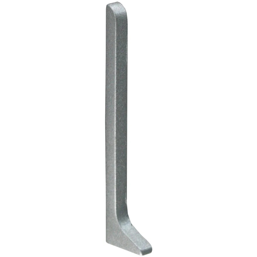 Fuchs Design Sockelleiste Endstück Links in Silber Matt aus Aluminium, Höhe: 6 cm - Bild 2