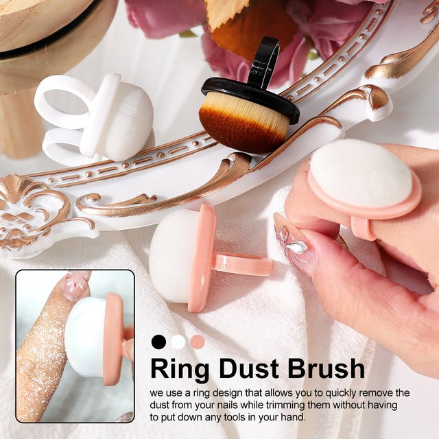 MOSKANY Nagel Staub Reinigung Pinsel, Rosa, Unisex - Bild 1