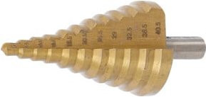 BGS Stufenbohrer aus HSS-Stahl titannitriert in Gold Ø 6 - 40,5 mm - Bild 1