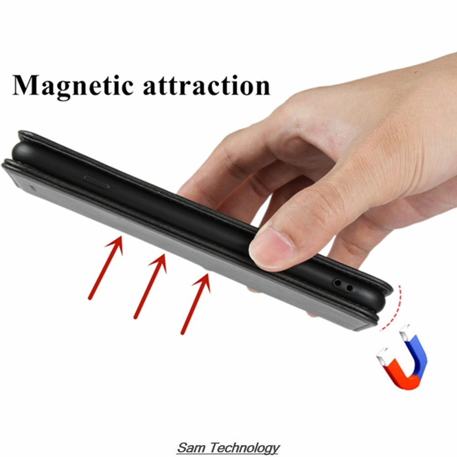 Deluxe Magnetische Adsorptions Leder Schutzhülle für Xiaomi 14 Ultra Einbautasche Flip Cover - Bild 2
