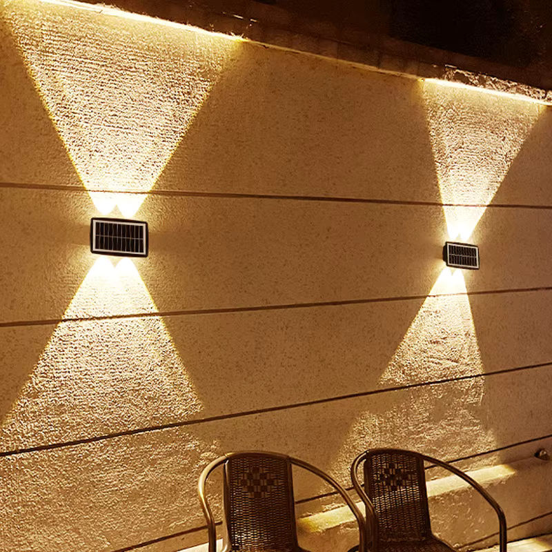 Superhelle LED Solar-Wandleuchte für Garten und Außenbereich mit Bewegungsmelder und Dämmerungssensor, Warmweiß - Bild 4