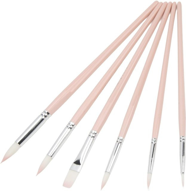 GoolRC Aquarellpinsel Set, 6 Stück, Rosa - Bild 1