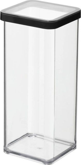Rotho Dose Loft Premium Quadratisch Transparent-Schwarz - Bild 1