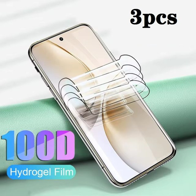 3er-Pack Hydrogel-Displayschutzfolien für Realme GT 7 Pro, GT 6, GT 6T, GT 7 Neo, GT 7, GT 5, GT 3T, GT 2, SE, transparent - Bild 1