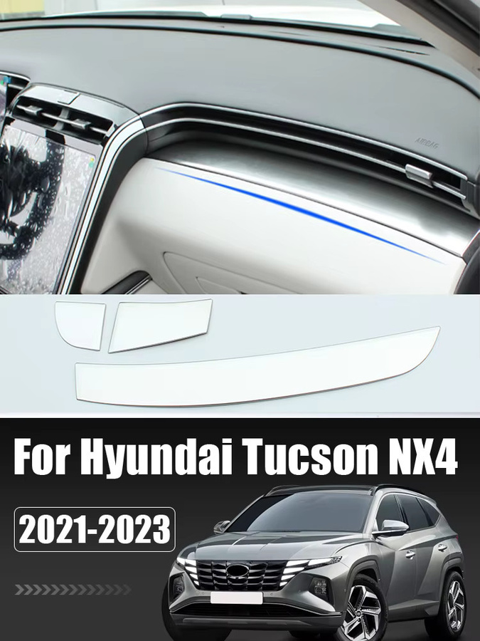 YaLumei Dashboard Air Outlet Trim Streifen Abdeckung für Hyundai Tucson NX4 Hybrid N Linie 2021 2022 2023 - Bild 5