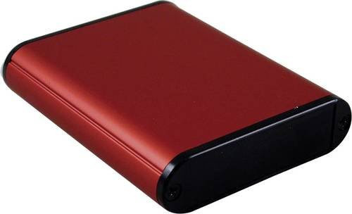 Hammond Electronics Profil-Gehäuse 1455B802RD aus Aluminium in Rot, B: 80 cm, T: 71.7 cm, H: 19 cm - Bild 1