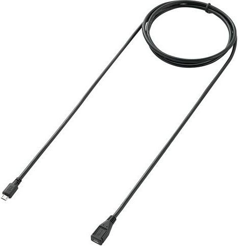 Renkforce USB 2.0 Micro-USB Kabel mit vergoldeten Steckkontakten, Schwarz, Länge: 1,80 m - Bild 1