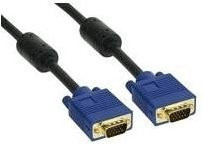 INLINE S-VGA Kabel Premium mit vergoldeten Steckern, 15-polig, Schwarz, Länge: 10 m - Bild 1