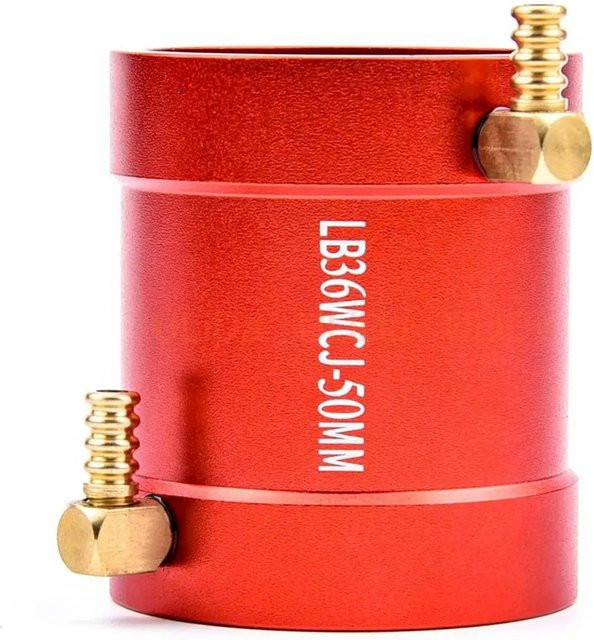 VWINRC Wasserkühlungsmanschette für RC-Brushless-Motoren 3650/3660/3674, Metall, Rot - Bild 1