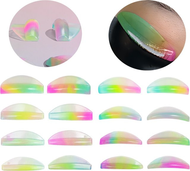 PERMANIA Lash Lift Silikon Wimperndauerwelle, 16 Stück, Typ U und C Curl - Bild 1