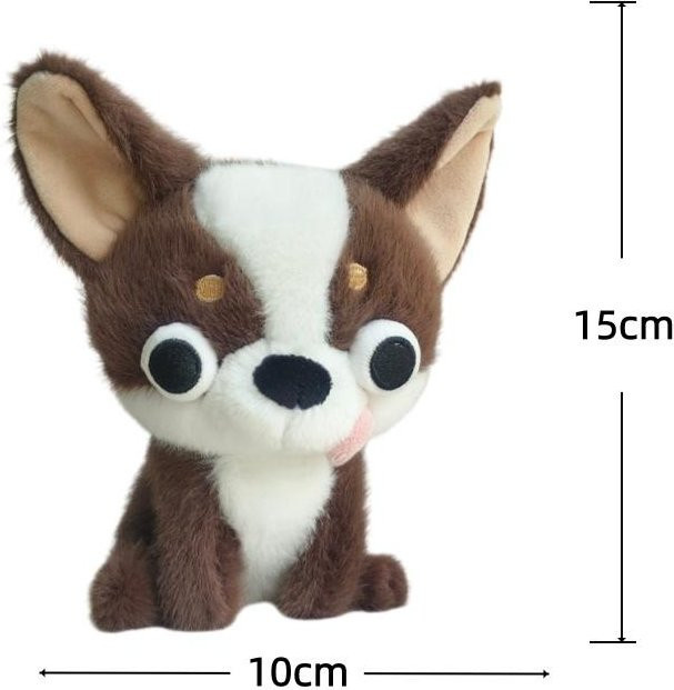Yiran toy Chihuahua Plüschtier, Stoffpuppe, Braun - Bild 1