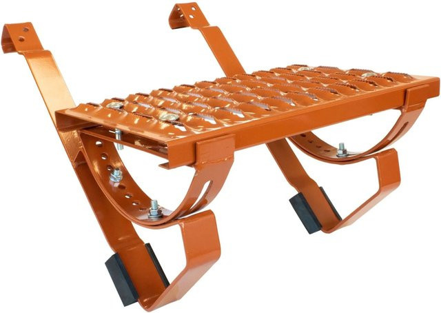Daprona Laufrost Set für gewellte Dachziegel aus verzinktem Stahl in Ziegelrot, Breite: 60 cm - Bild 1