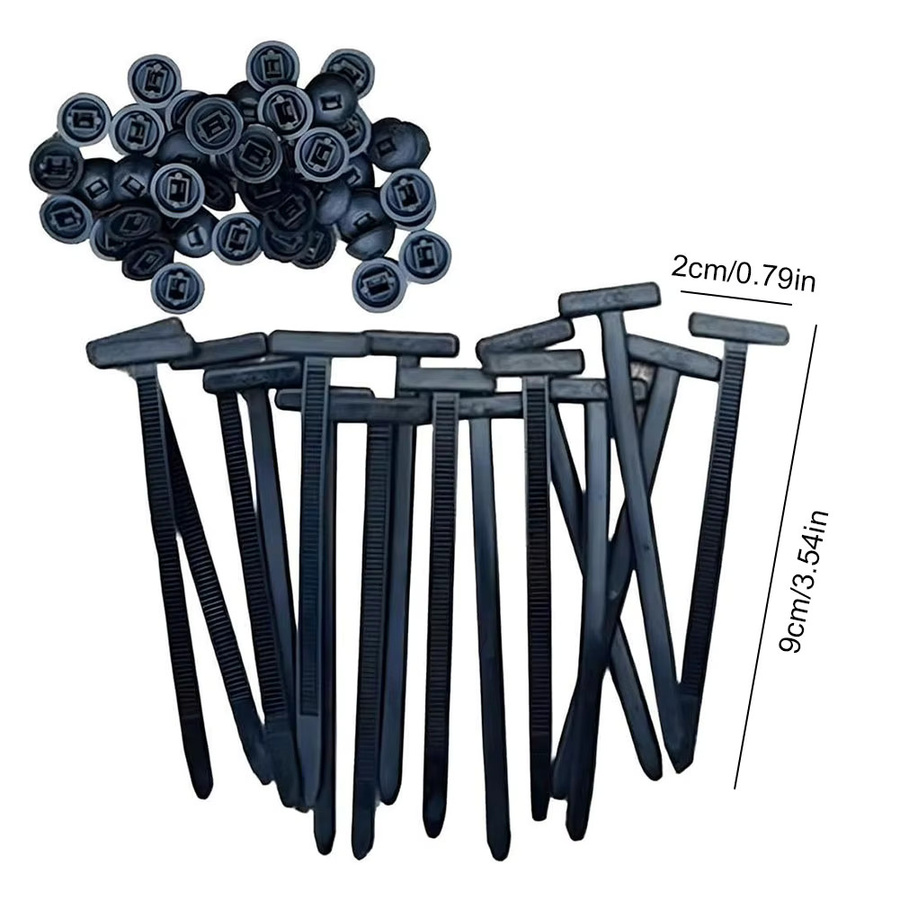 Alloet Nylon-Kabelbinder selbstsichernd für Innen- und Außenbereich 10–100 Stück - Bild 4