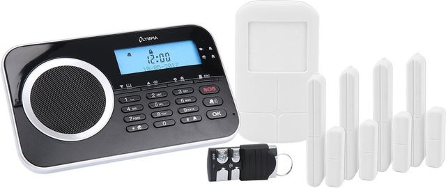 OLYMPIA Protect 9761 GSM Funk Alarmsystem mit App in Weiß - Bild 1