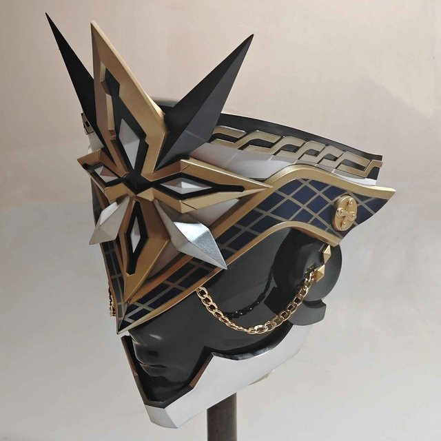 COSNYC Genshin Impact Capitano Maske, Helm, Zubehör - Bild 1