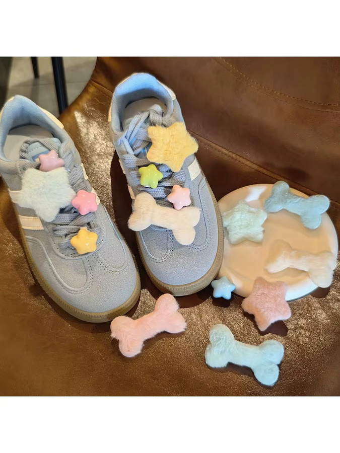 SMATLELF Charms Stern & Knochen, Plüsch, Sneaker Zubehör - Bild 4