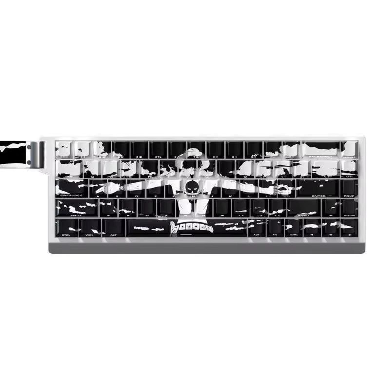 Bandai One Piece Anime PBT Keycaps Set mit 130 Tasten in Multicolor für mechanische Tastaturen mit fünfsaitigem Sublimationsdruck und Seitenglanz-Effekt - Bild 2